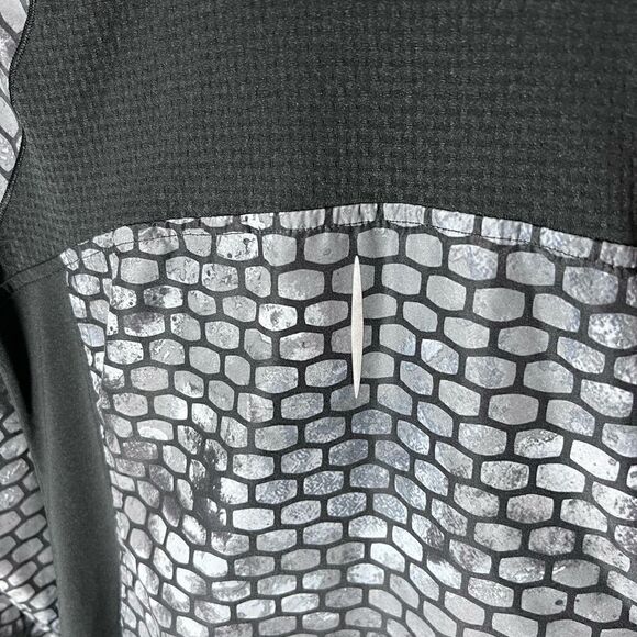 Champion duo dry running jacket windbreaker black grey size medium - Picture 10 of 16